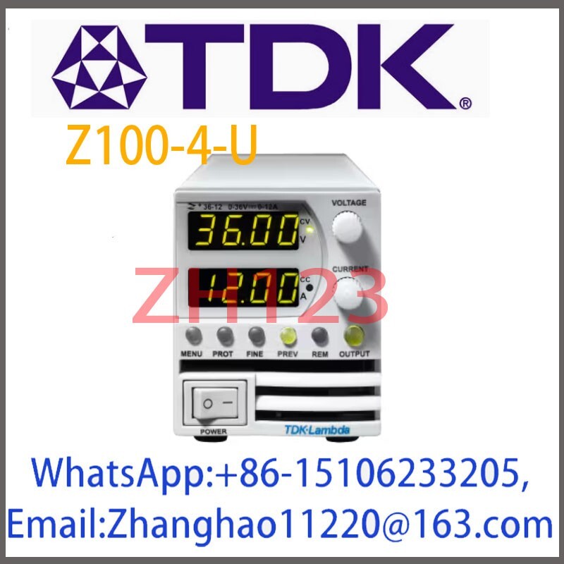 TDK-LAMBDA  Z100-4-U  Programmable DC Power Supply