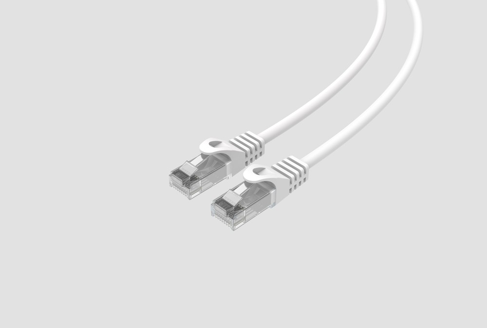 CAT6 Slim Ethernet Patch Cable White 10FT 25 PACK