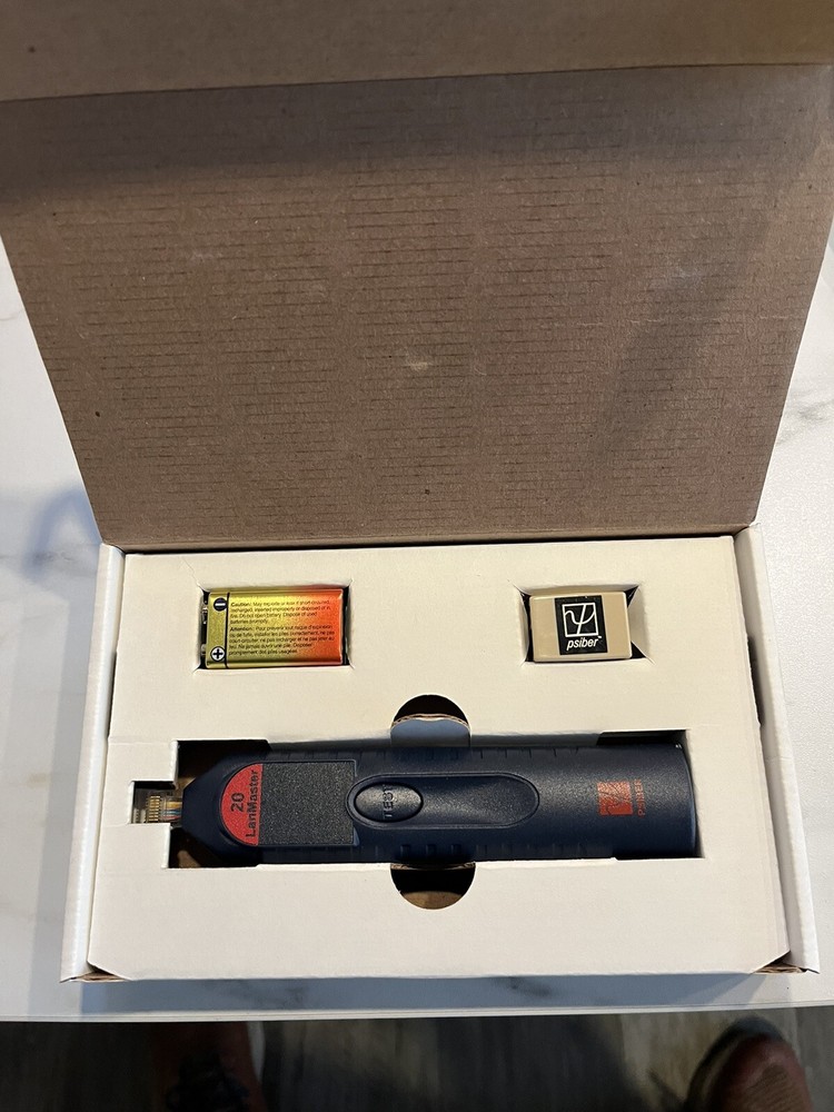 Psiber LanMaster 20 LM20 Lan Network Link Verifier