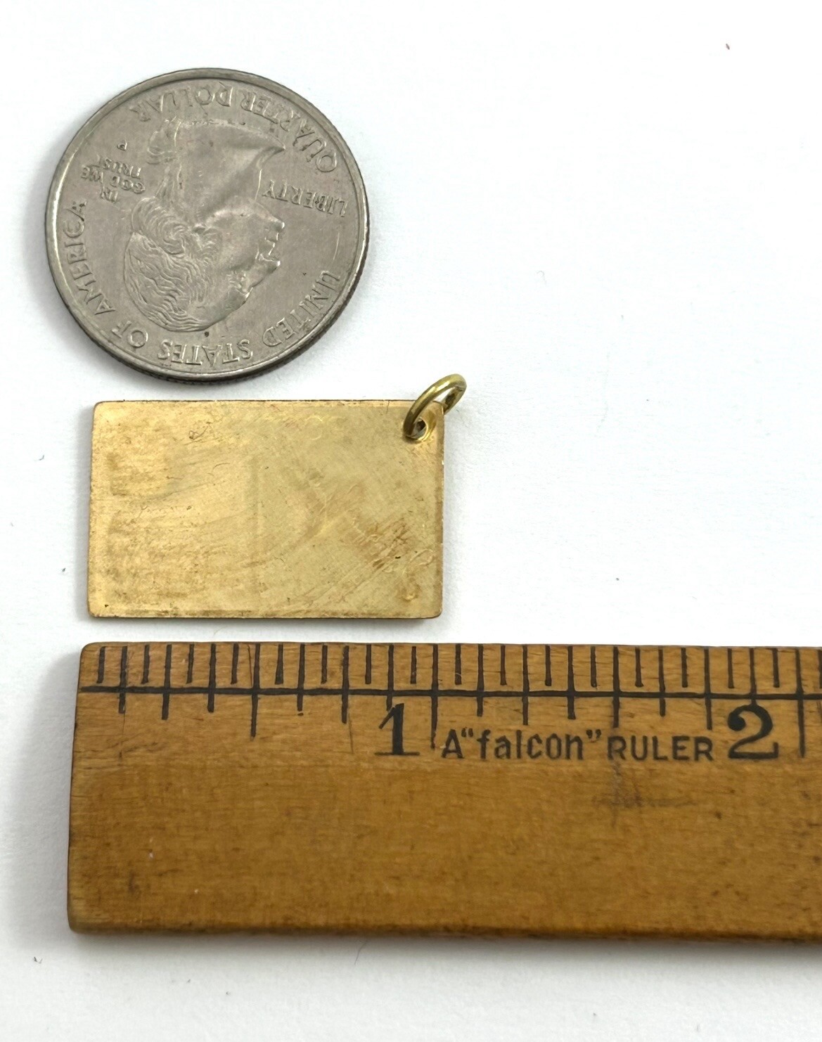 Vintage Charm I Love You Postcard Necklace Pendant Brass Jewelry Gift For Women