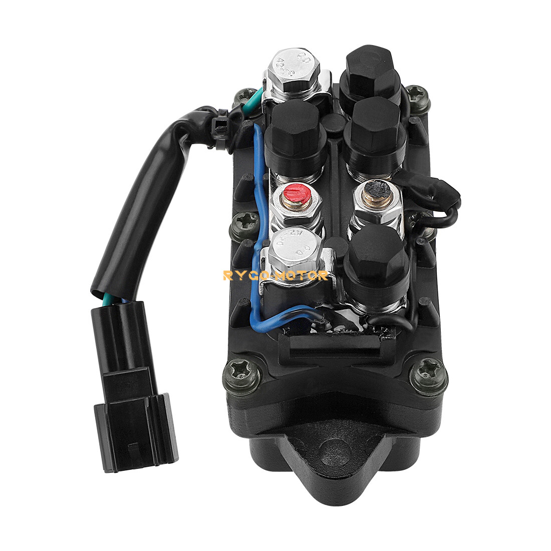 Engine Trim Relay Solenoid Box replaces for Yamaha 63P-81950-00-00, 63P819500000