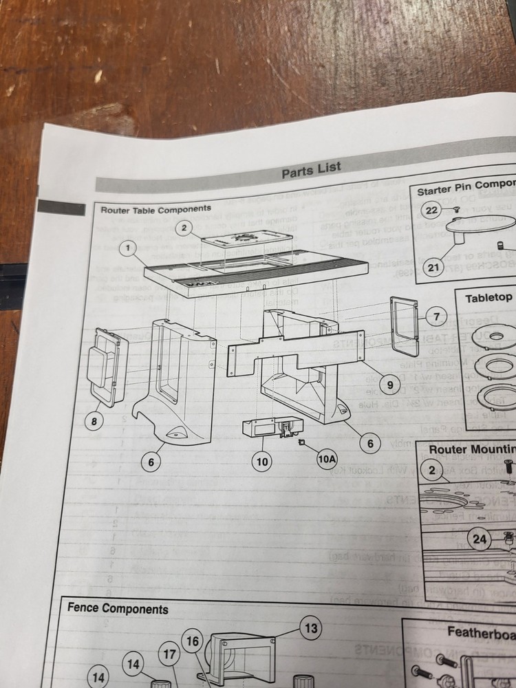 RA1181 Bosch Router Cord Wrap Assembly
