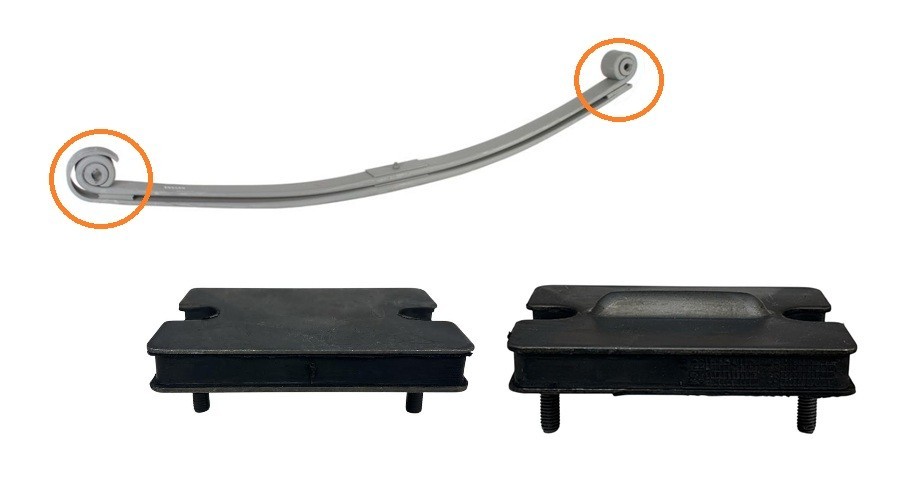 FRONT SPRING BUFFER SPRING PADS FITS DAF CF65 CF75 CF85 XF95 XF105 CF & XF