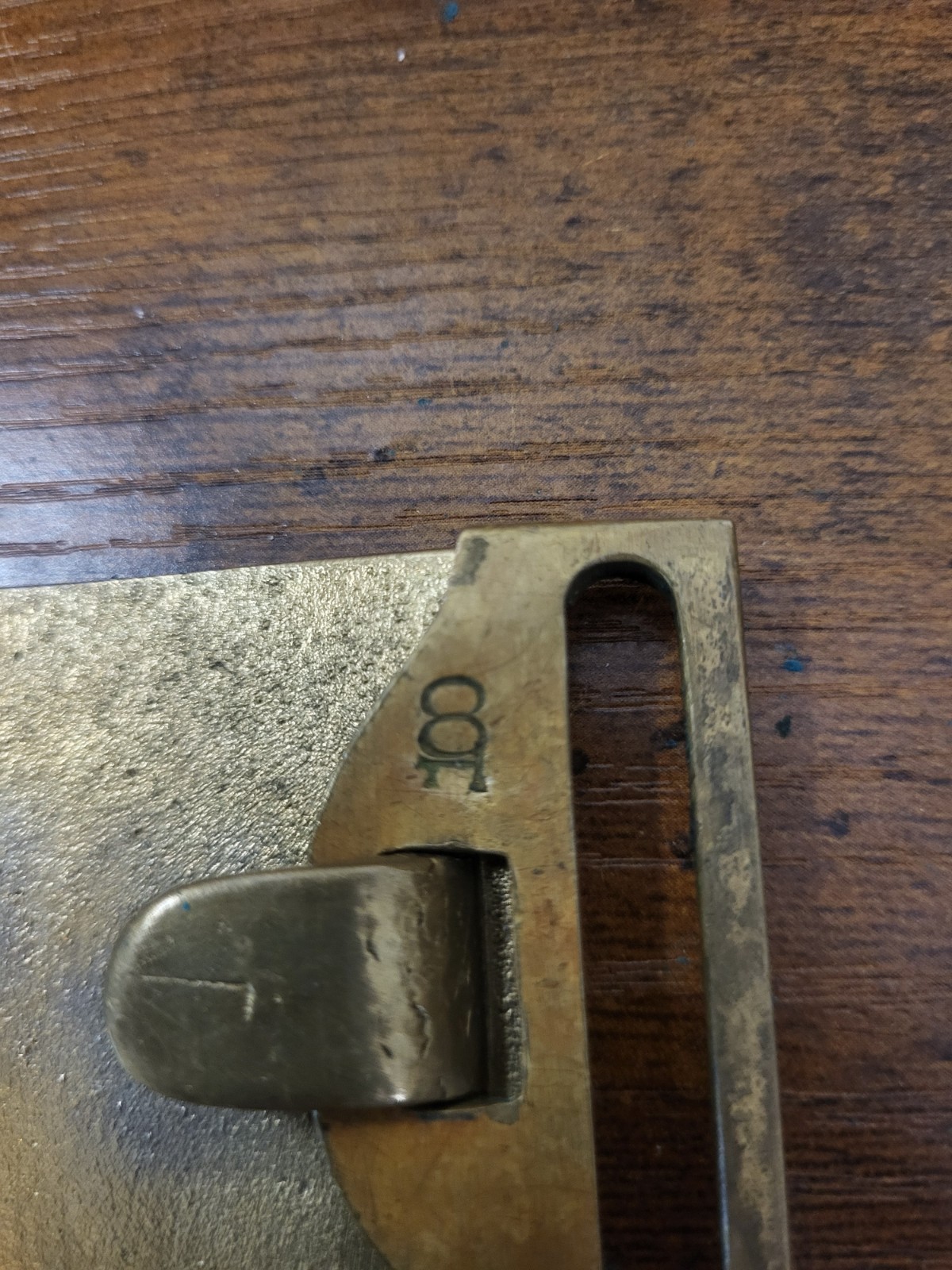 1870s Indian War Era Brass Buckle US