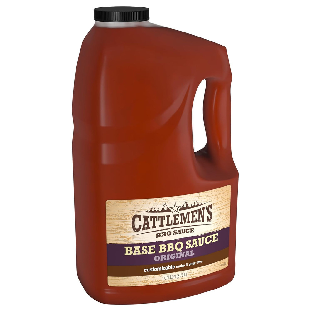 Original Base BBQ Sauce, 1 Gal - One Gallon Container Customizable Barbecue Sauc