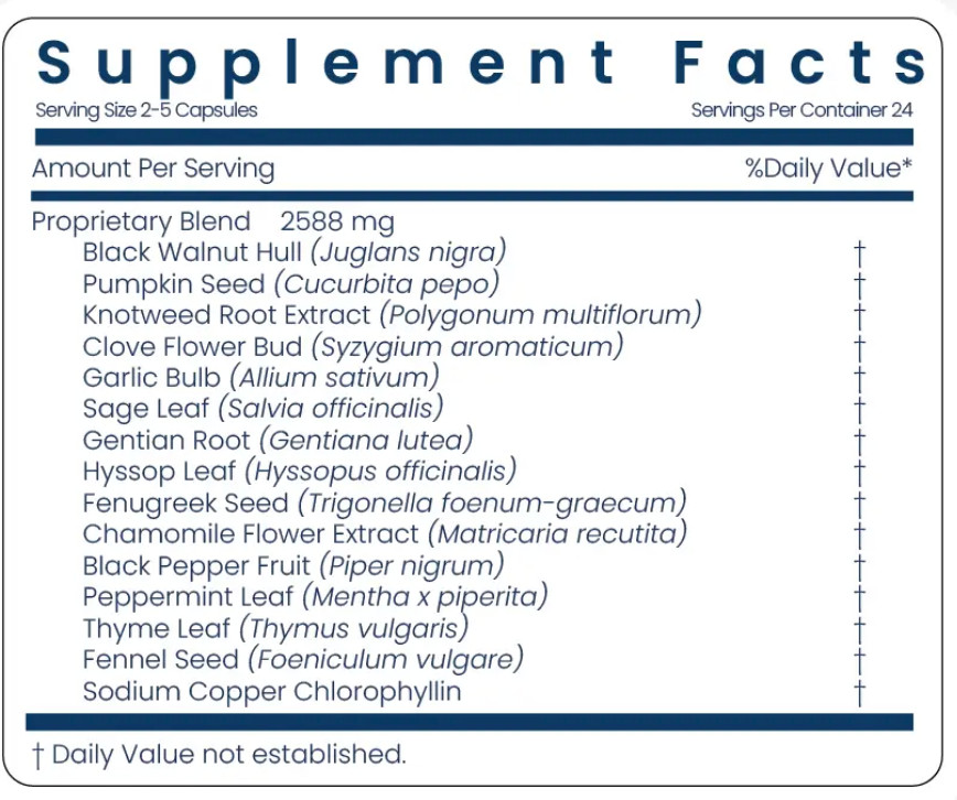 Unicity Paraway Plus - Gastrointestinal Support 120 capsules