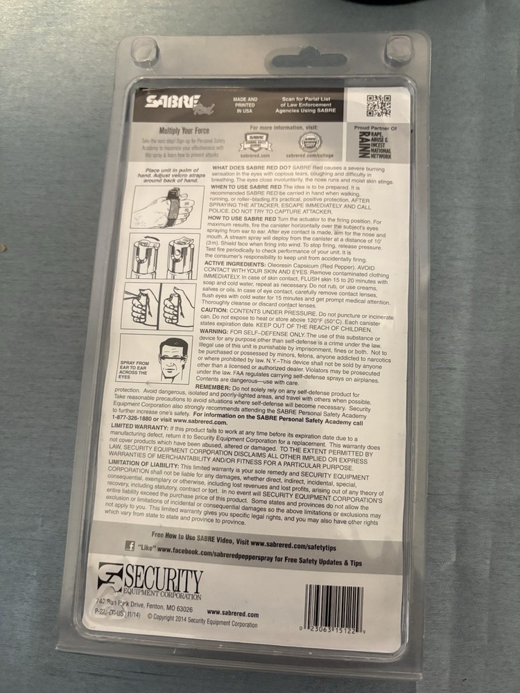 SABRE Red Pepper Spray "The Runner.