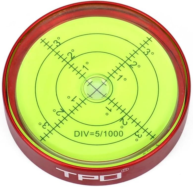 Horizontal Bubble Level 2.5 Inch Precision Bulls-eye Circular Bubble Level
