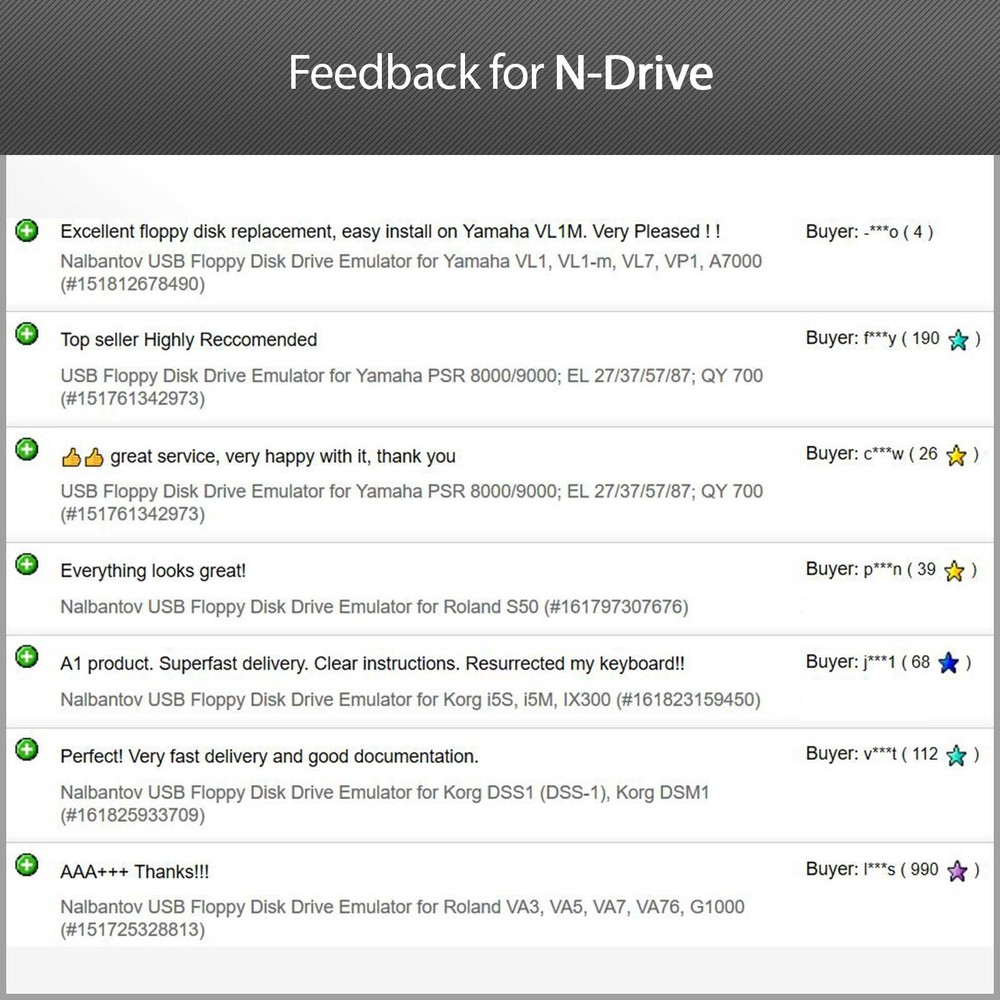 USB Floppy Disk Drive Emulator N-Drive eXtreme for Gem Genesys XP module