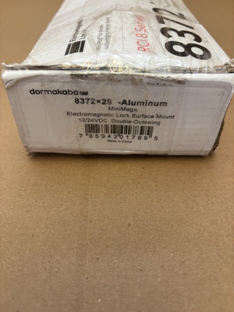 Dormakaba 8372 x 28 Electromagnetic Lock Surface Mount Double Outswing ￼