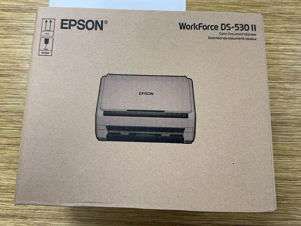 Epson Color Duplex Document Scanner for PC & Mac with Auto Doc Feeder, DS-530II