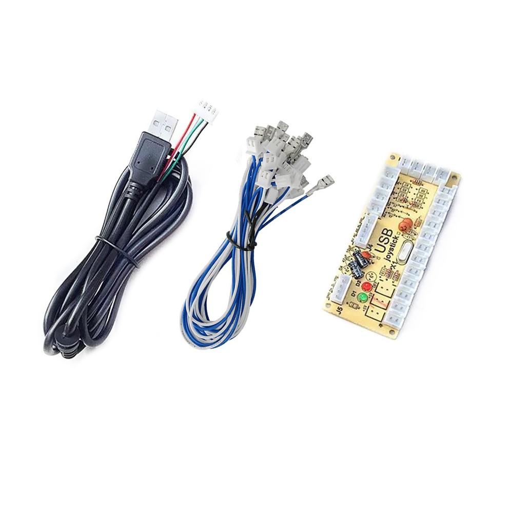 Quimat Zero Delay Arcade USB Encoder Board to Joystick for Mame Jamma Other PC F