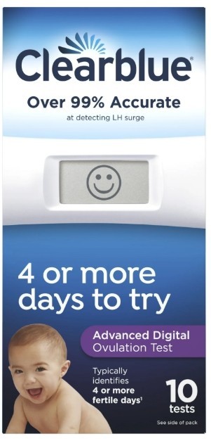 Clearblue Advanced Digital Ovulation Test 10 Count