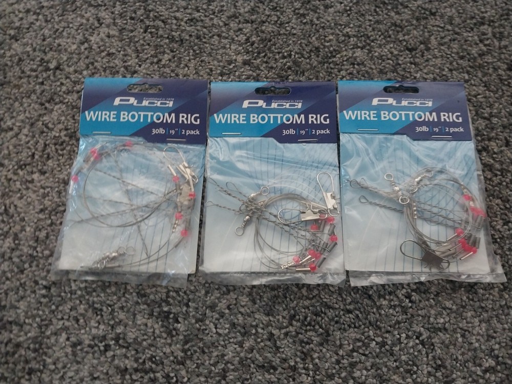 Pucci WBR19-2 Wire Bottom Rig 30Lb New