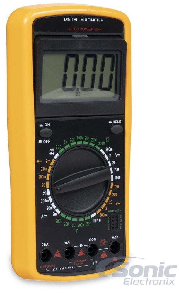 Belva BAMMD3 Nine Function Digital Multimeter with 18 Gauge Test Lead