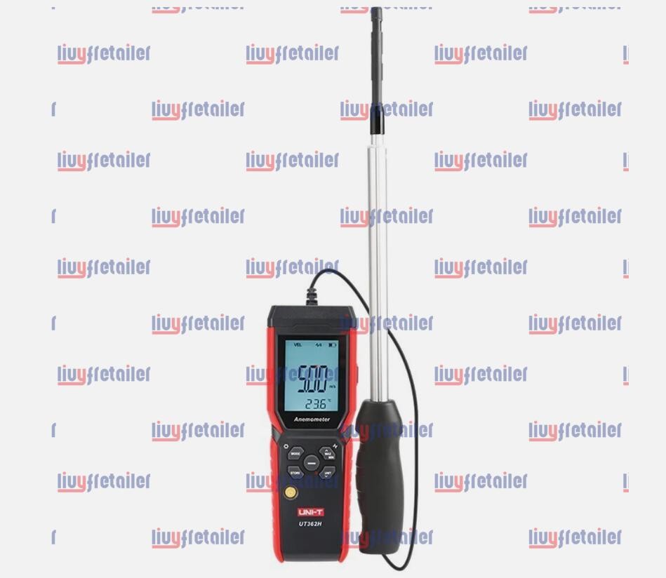 UNI-T UT362H Hot Wire Anemometer Sensor Wind Velocity/Volume/Temperature Tester