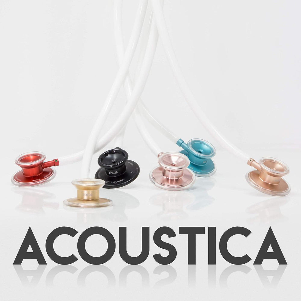 MDF Instruments, Acoustica Lightweight Stethoscope for Doctors, Nurses, Students