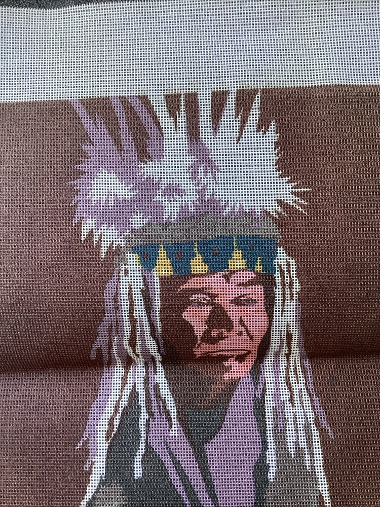Vintage Needlepoint Canvas