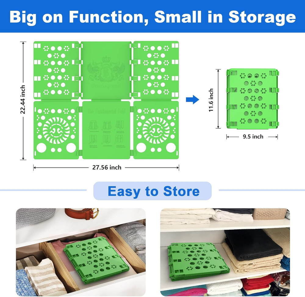 V3 Shirt Folder Board Tshirt Clothes Folder Folding Board Durable Laundry Sorter