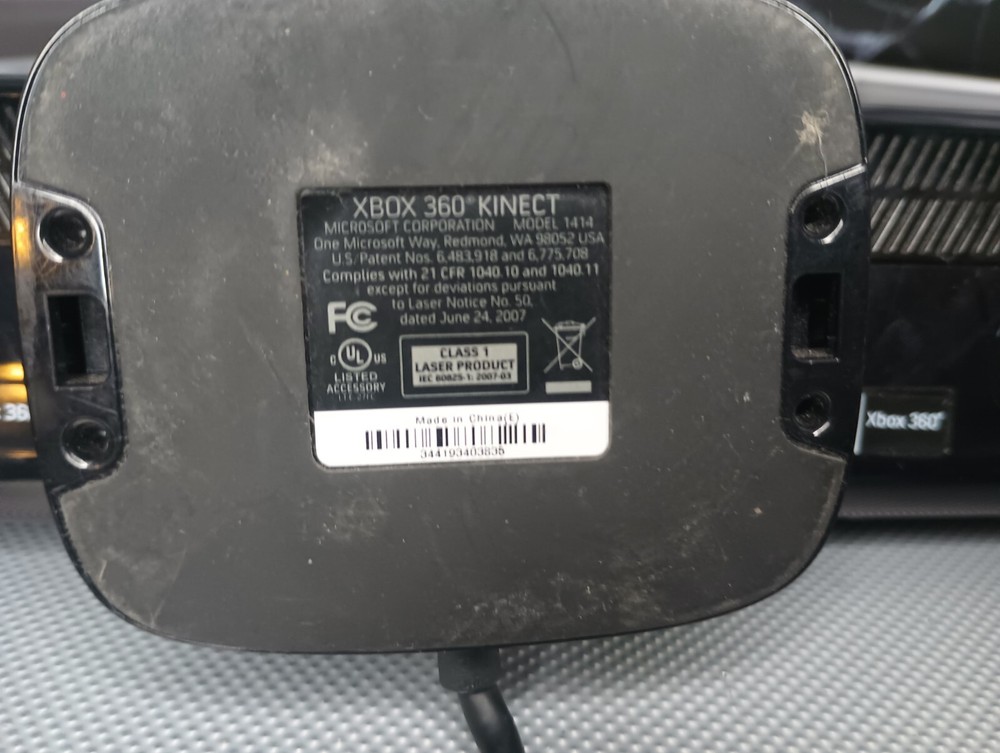 Xbox 360 Kinect Sensor Model 1414 Camera Great Condition Tested & Working