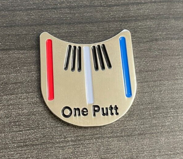 One Putt Golf Small Putting Alignment Aiming Tool Ball Marker