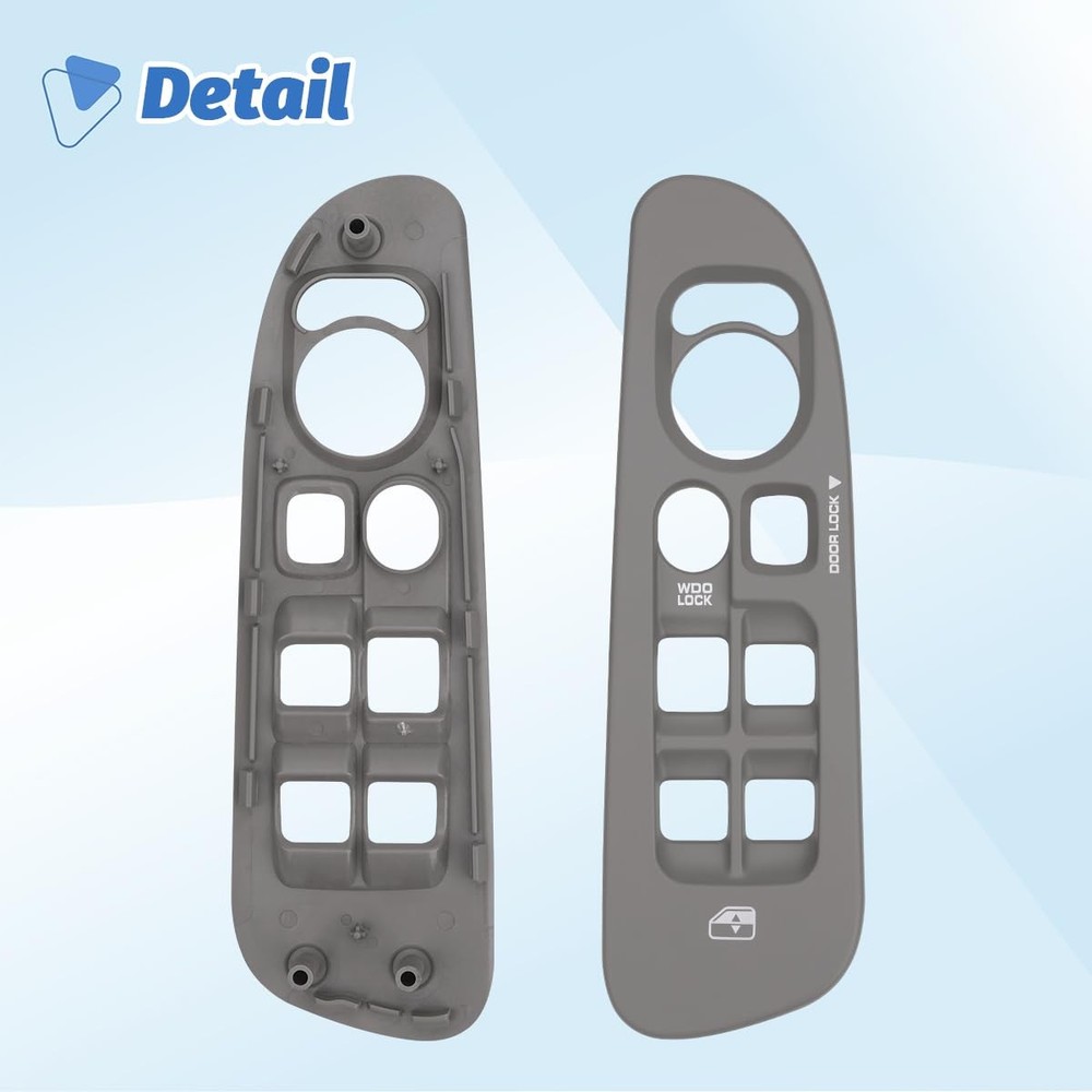 Driver Side Window Control Switch Cover Compatible with 2002-2009 Dodge Ram 150.
