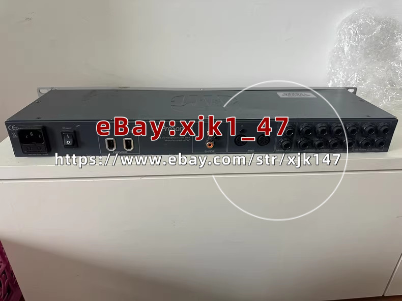 PreSonus+96kHz+eight channel voice amplifier, functioning properly /xjk