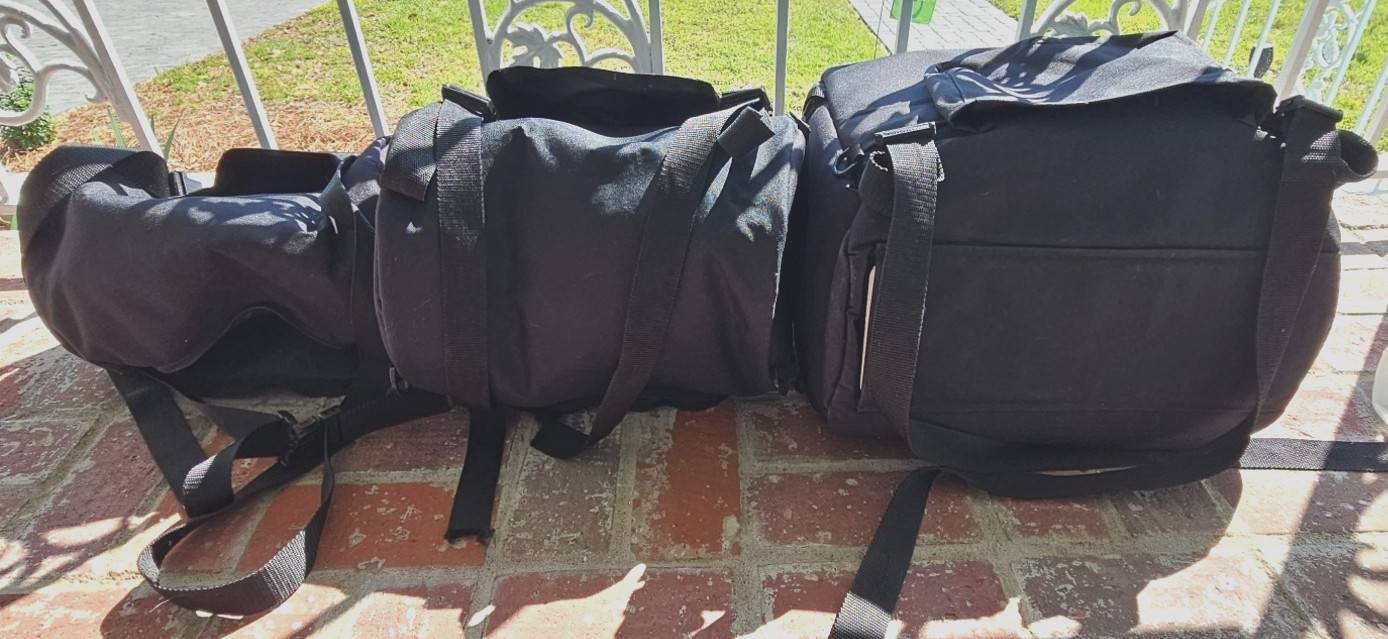 SAC Touring Motorcycle Bags Lot Of 3 Excellent Cond bonus 2 additional bags
