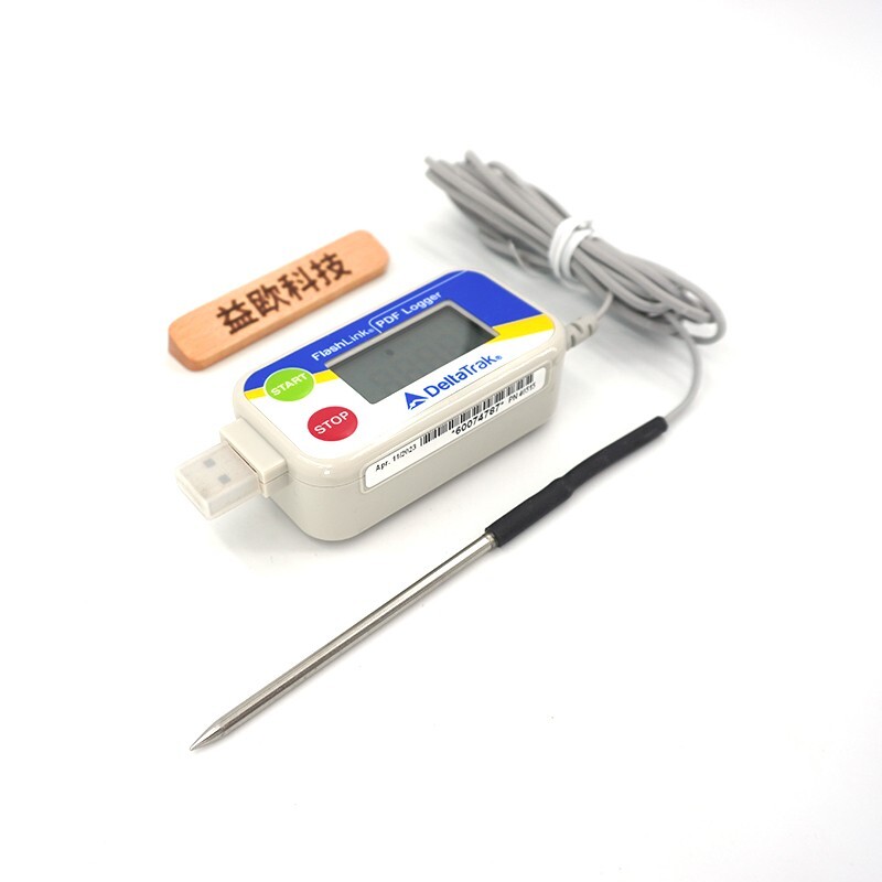 DeltaTrak Reuse FlashLink USB PDF Single Temperature Narrow Tip Probe 40515
