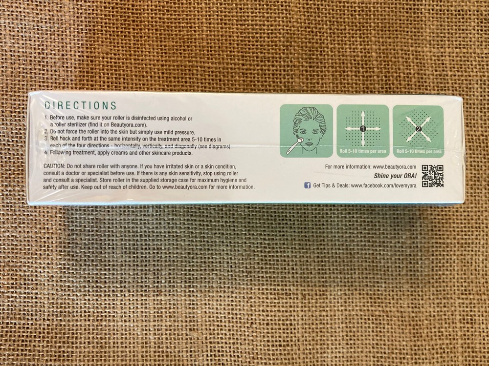 Beauty Ora Microneedle Face Roller System Derma Roller