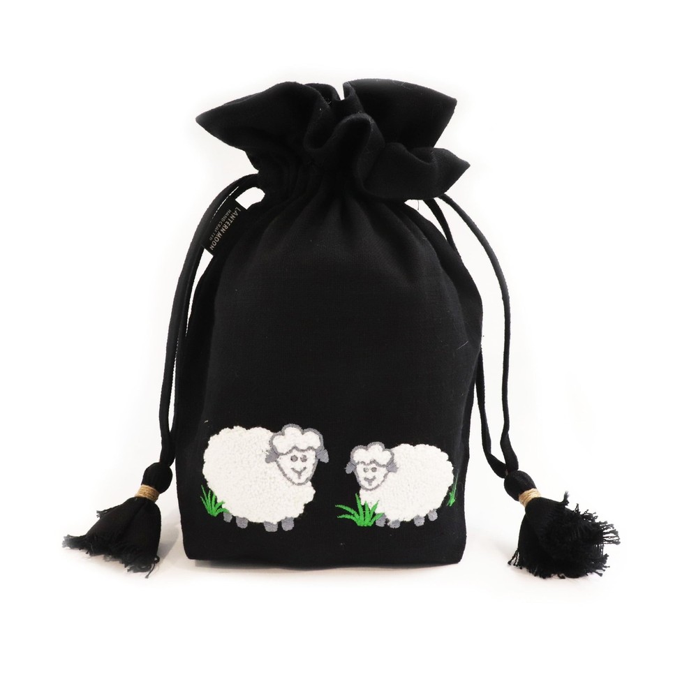 Lantern Moon Meadow Drawstring Bag