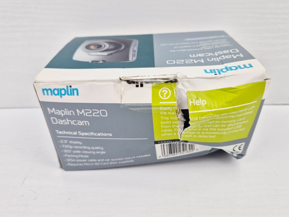Maplin M220 720P HD Dash Cam.