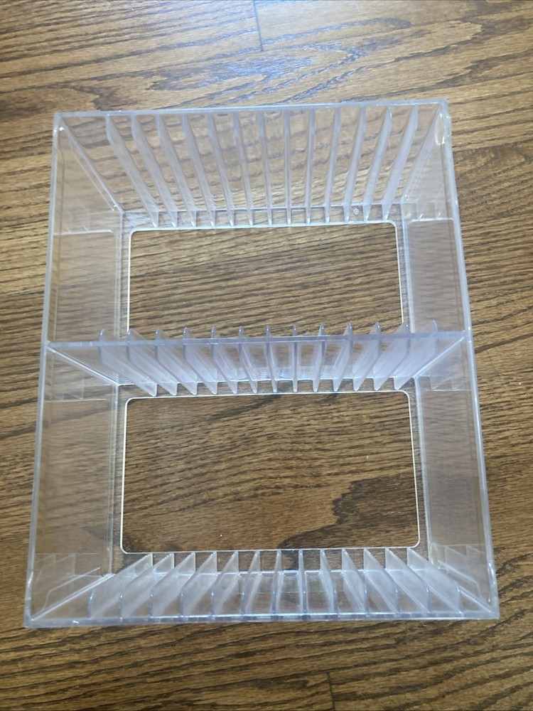 Stackable CD/DVD Multimedia Holder, Media Storage Rack, Clear Plastic 30 CD, US