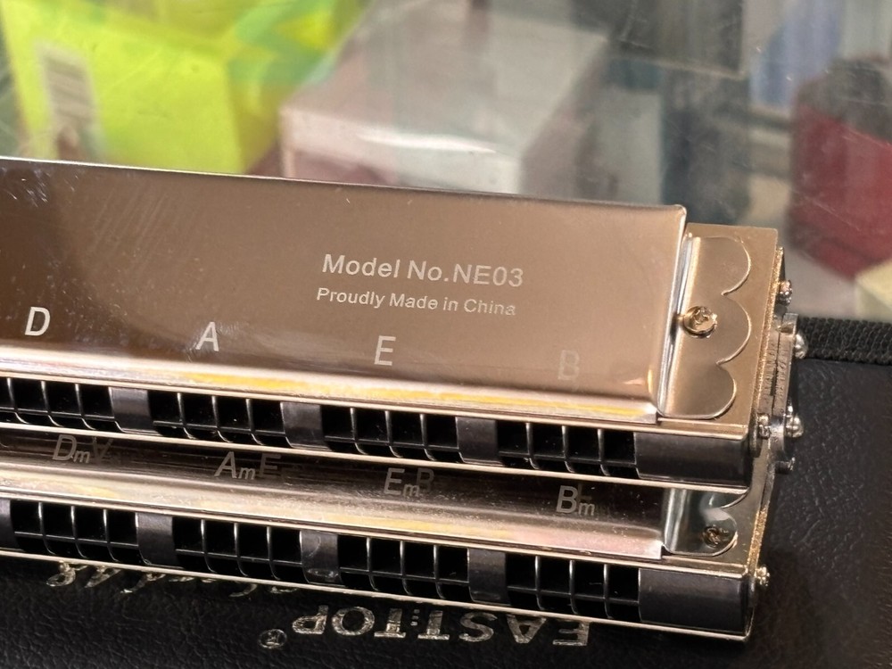 EAST TOP Compact Chord 48 NE03 Harmonica With Carry Case