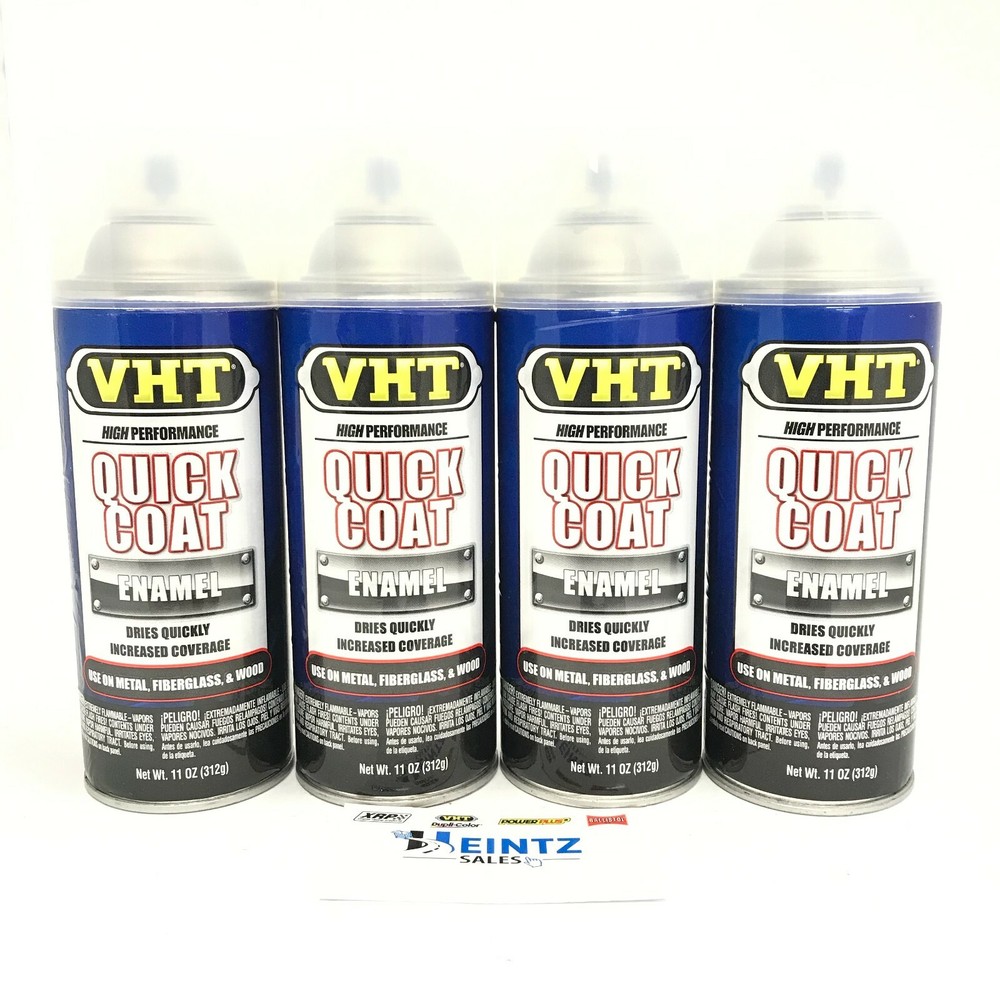 VHT SP515-4 PACK CLEAR Premium Quick Coat Enamel. Quick Drying. Fast Drying 11oz