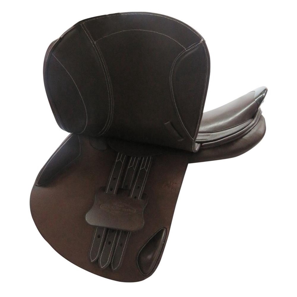 Leather Jumping/Close contact, Double Flap Changeable Gullets Saddle