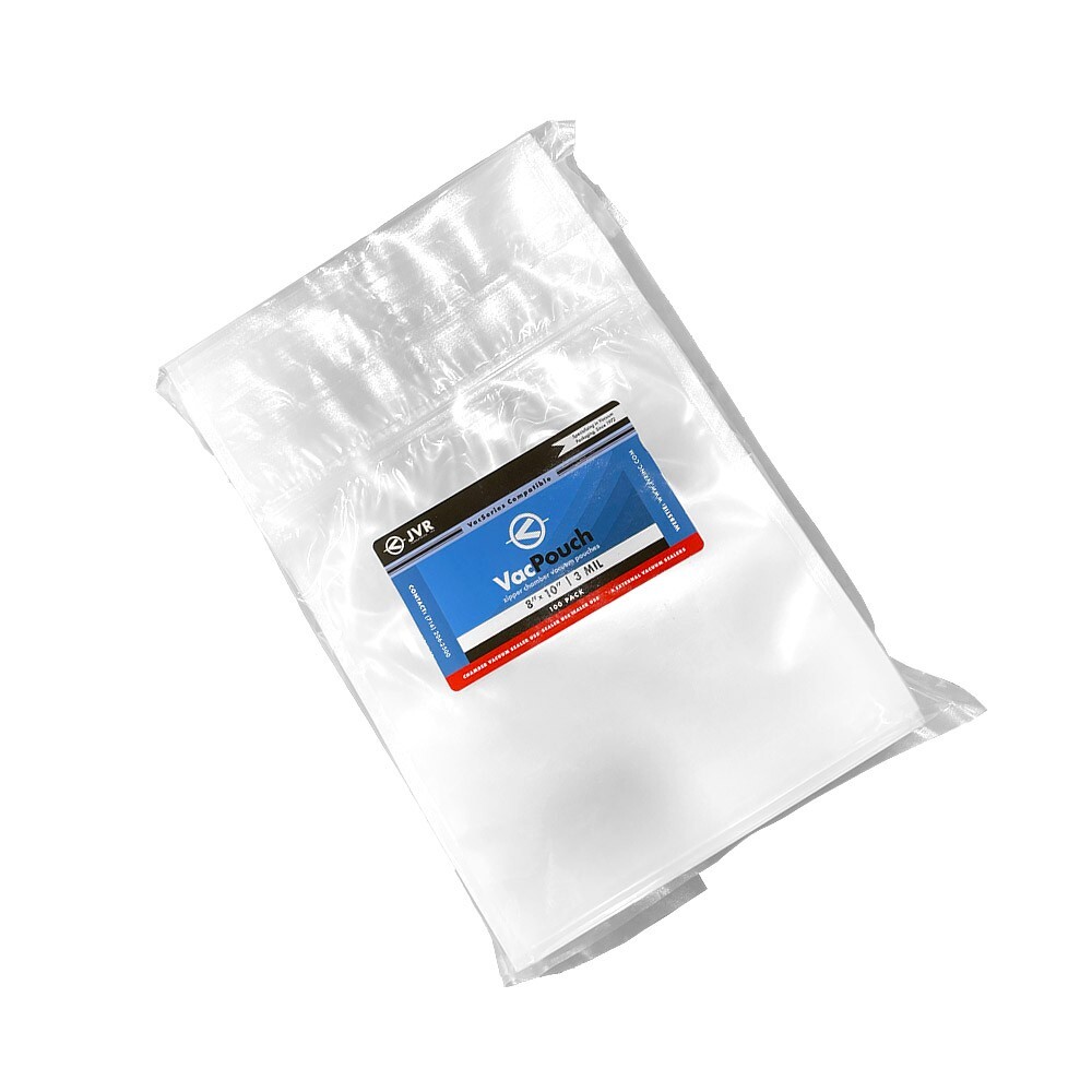 Zipper VacPouch - Chamber Vacuum Pouches, 3 mil-4mil, 100 PACK