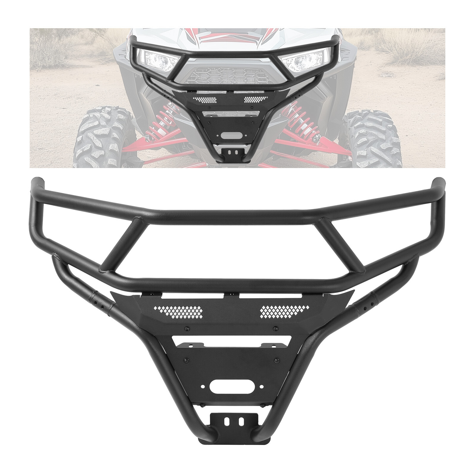 For 4WD Polaris RZR XP 1000/RZR XP 4 1000 2014-2023 Front Brush Guard Bumper