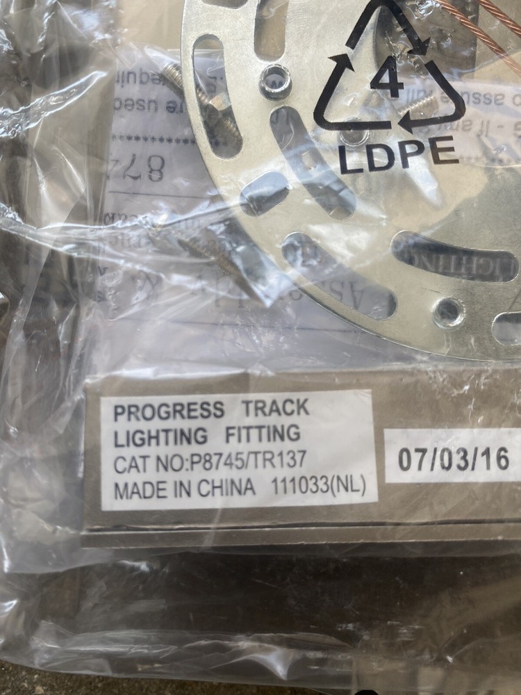 Progress Lighting P8745-09 Live End Power Feed - Nickel-NEW