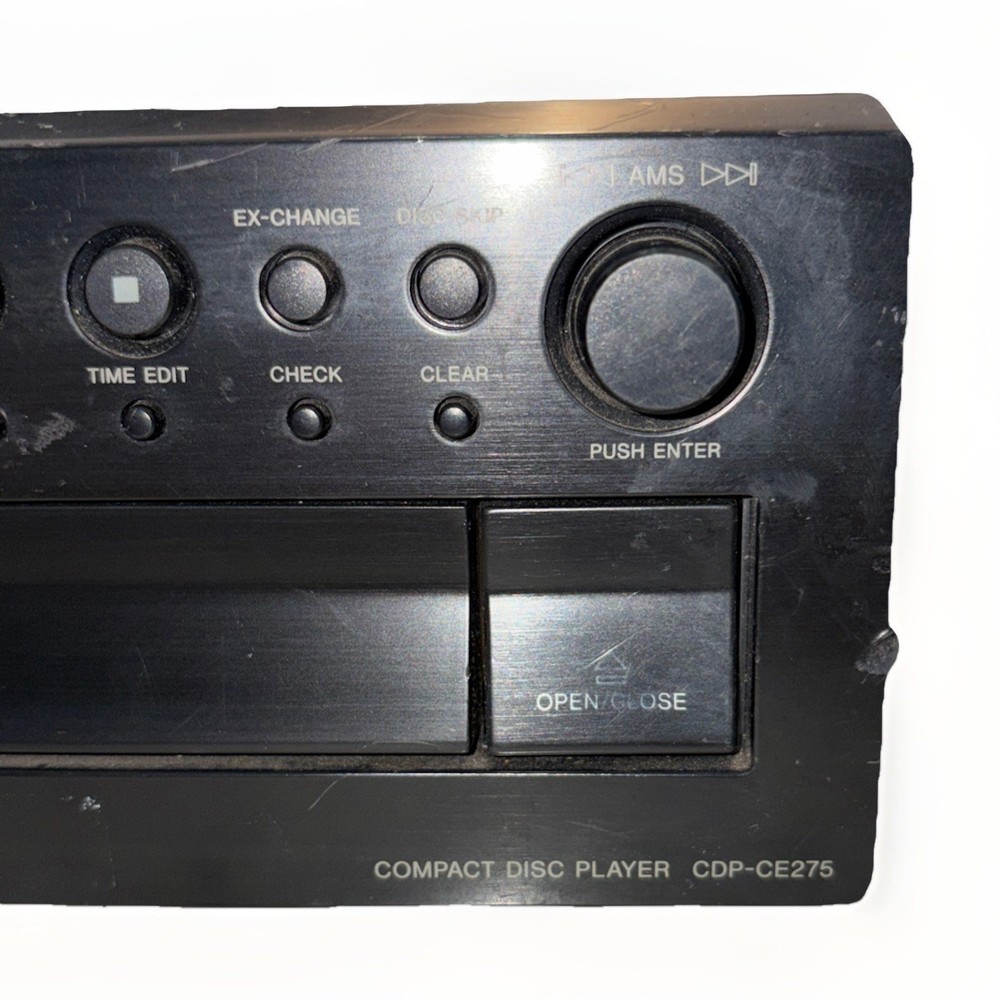 Sony CDP-CE275 5 Disc Changer CD Player Tested Working Condition No Remote