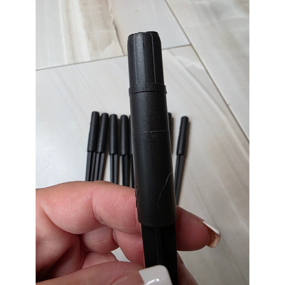 10 Pack Black Plastic Replacement Ground Stakes for Solar Landscape Path Lights