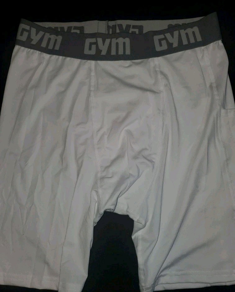 GYM Compression Short with Hard Cup Included Large