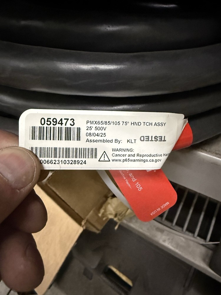 Hypertherm 059473 25ft Hand Torch Assembly