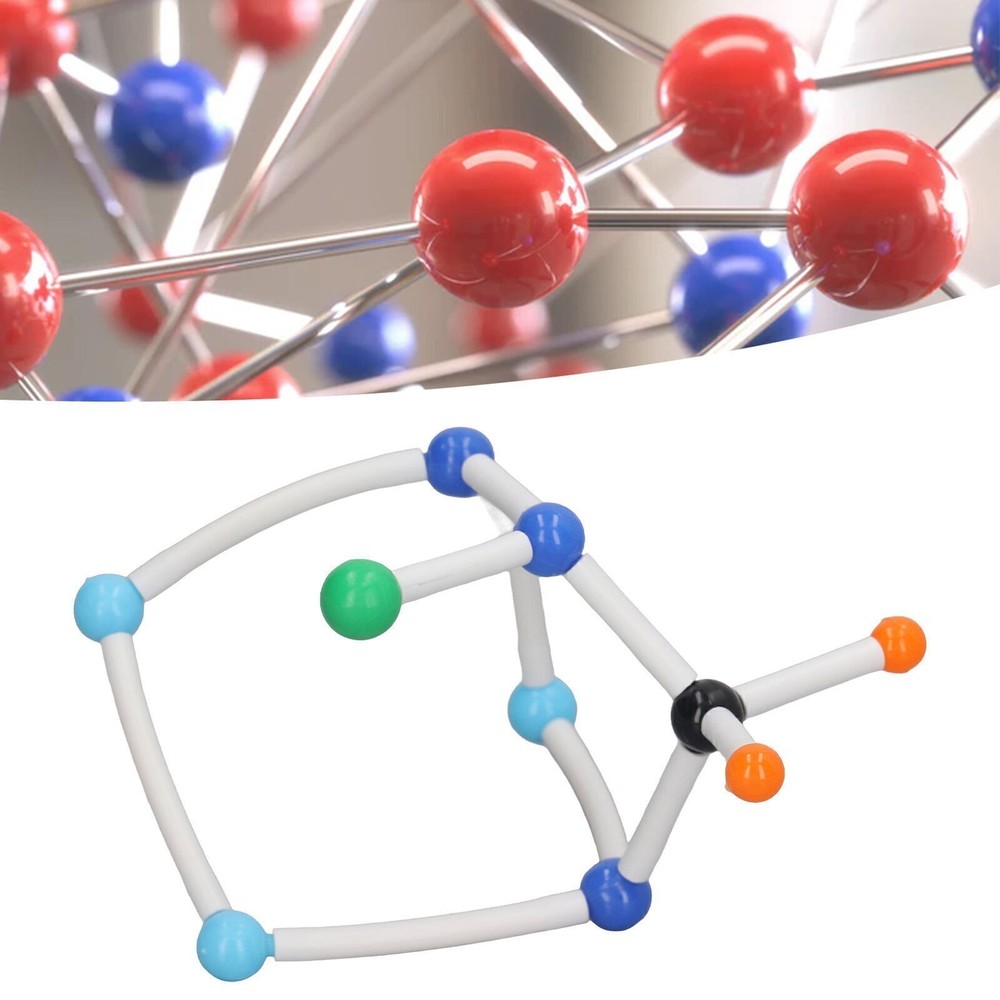 Chemistry Molecular Model Kit Vibrant Color 3D Educational Micro Molecular