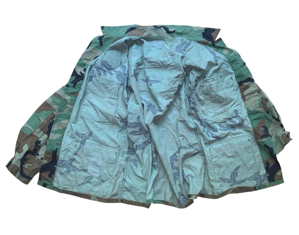 US Air Force Prime BEEF Civil Engineering BDU Jacket Staff Sergeant Medium Camo