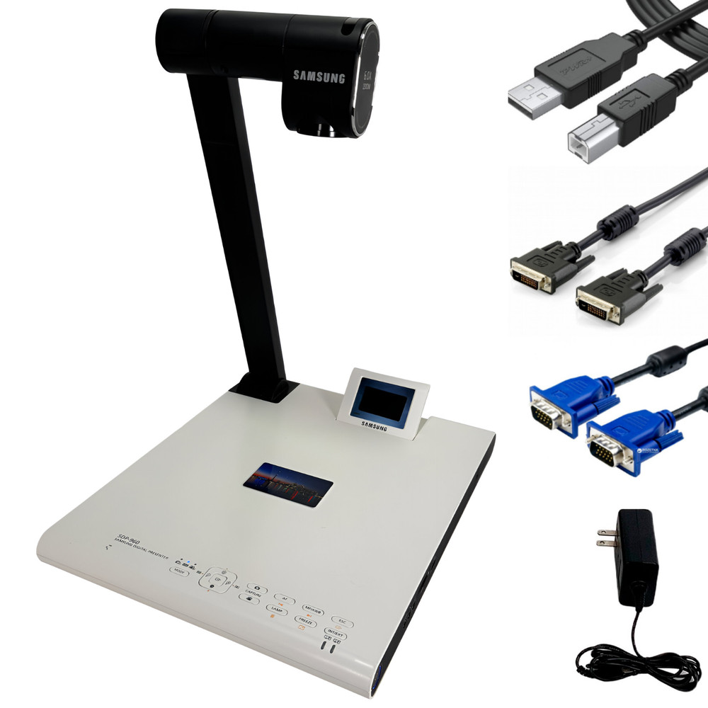 Samsung SDP-960 48x Zoom Document Camera Projector Digital Presenter w/Bundle