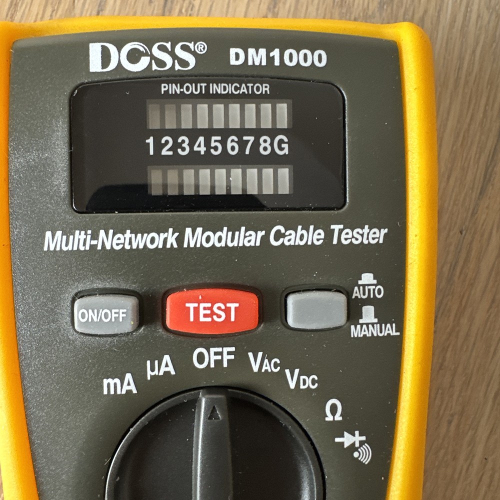 DOSS DM1000 Multi-Network Modular Cable Tester Pre Owned