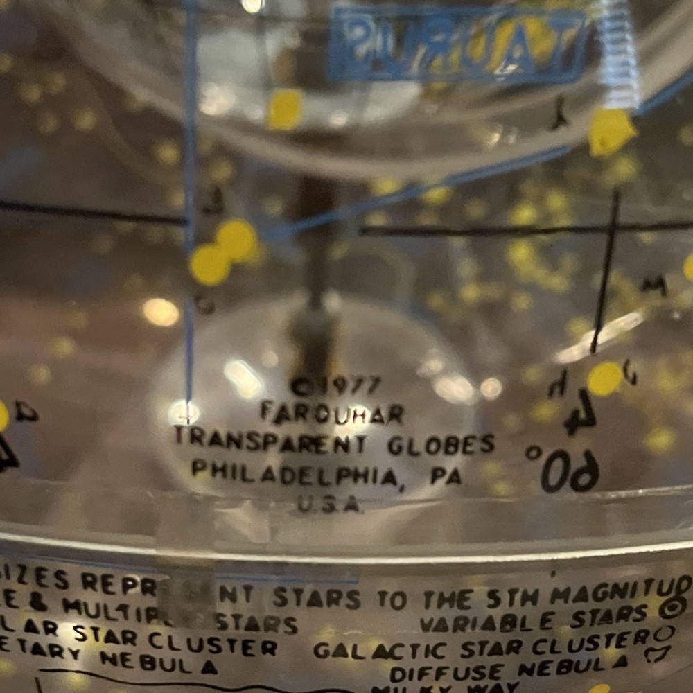 1977 Farquhar Celestial Globe