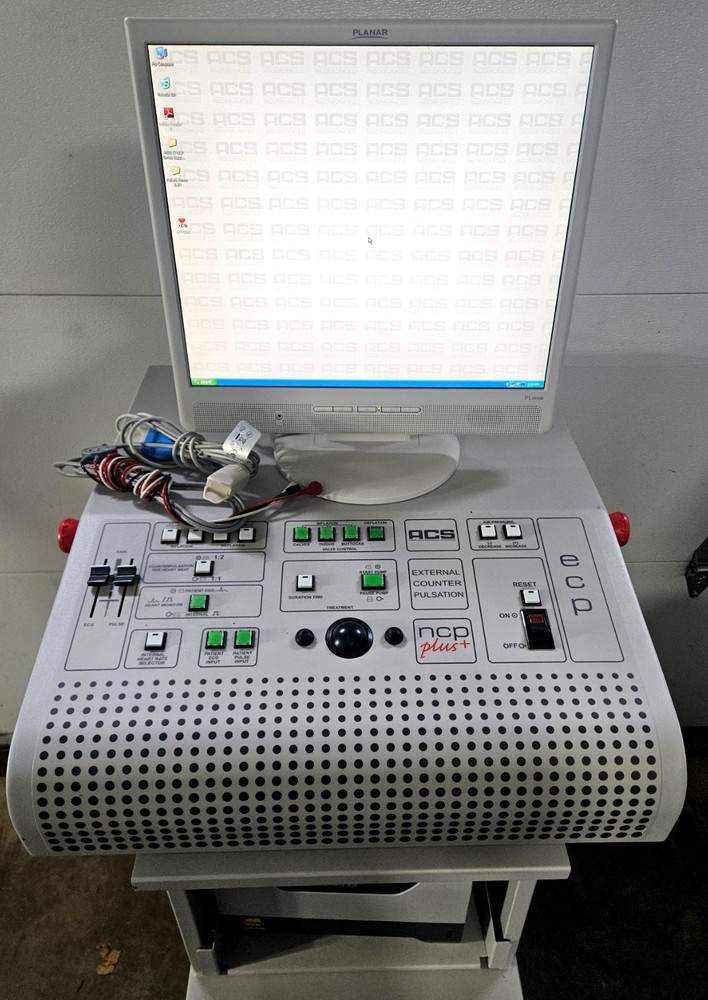 Applied Cardiac Systems NCP-2 EECP Console W/ Patient Cables