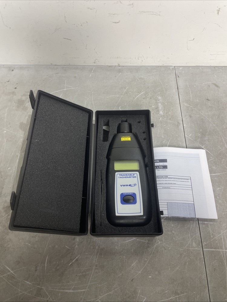 VWR Touchless Traceable Digital Tachometer 23609-212 Used Untested